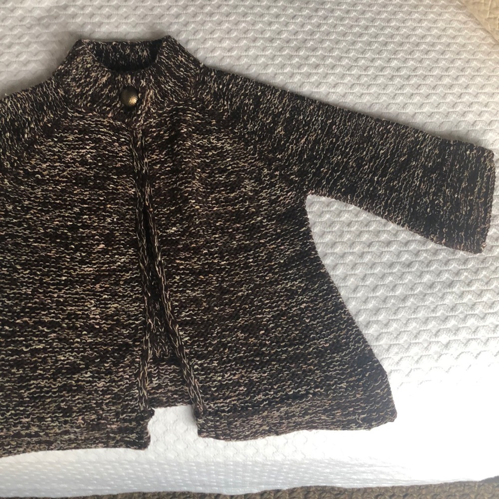BCBG Max Azria Brown, Pink Cream Marled sweater